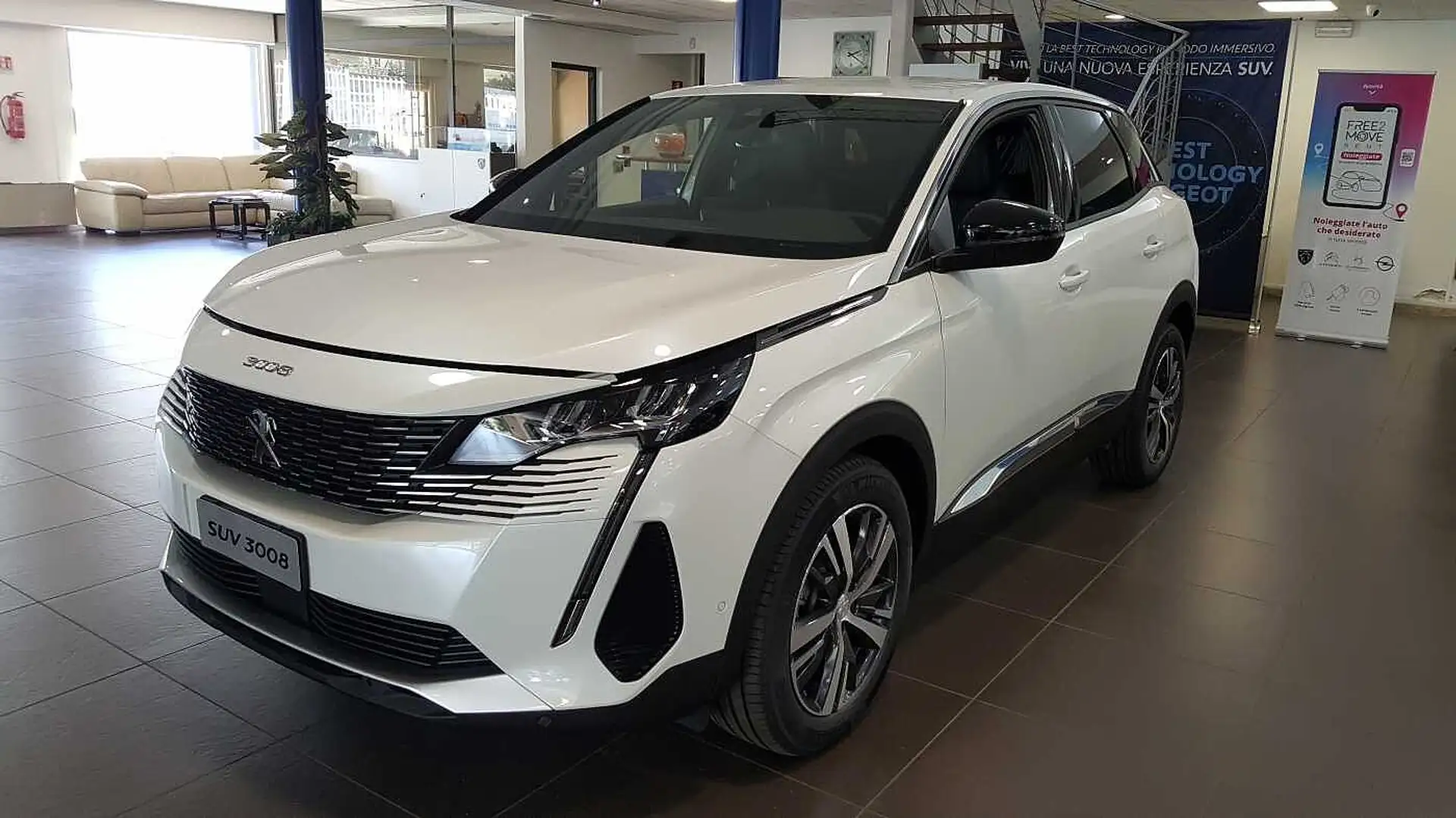 Peugeot 3008 2ª serie Hybrid 180 e-EAT8 Allure Pack Blanco - 1