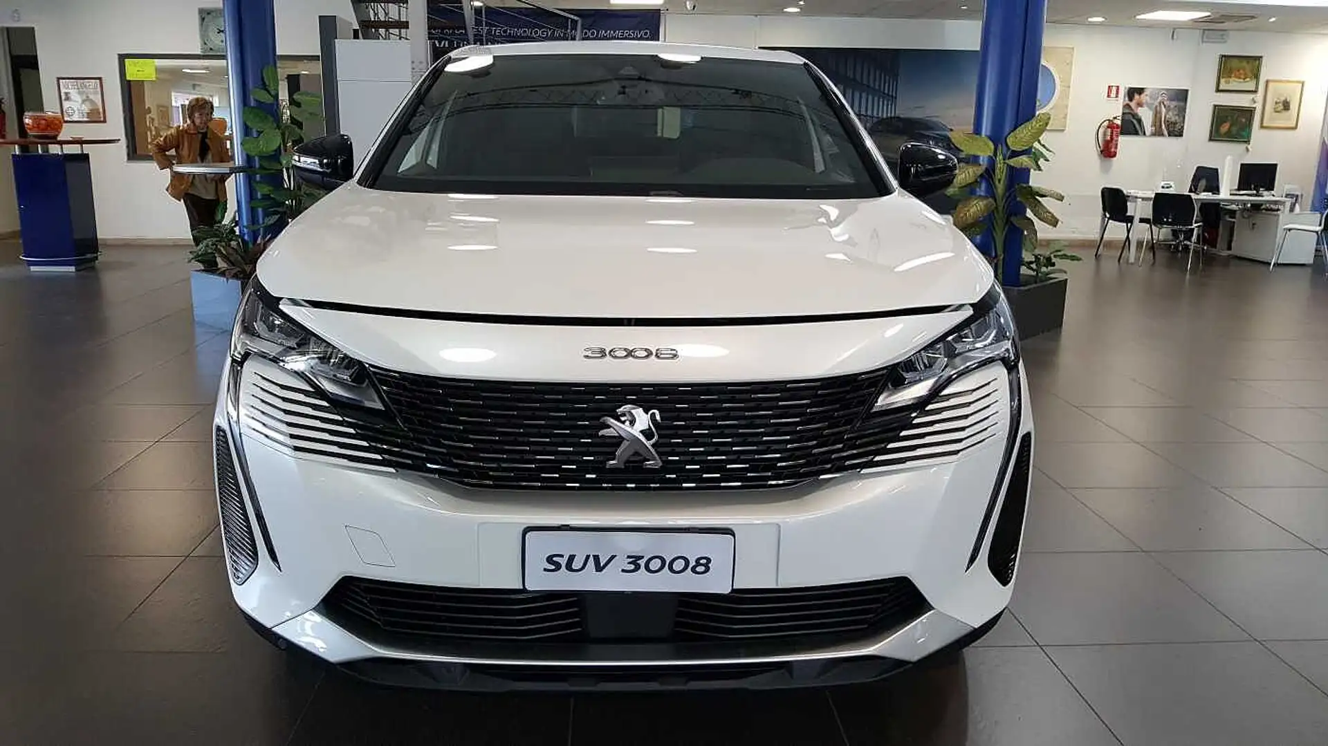 Peugeot 3008 2ª serie Hybrid 180 e-EAT8 Allure Pack Bianco - 2