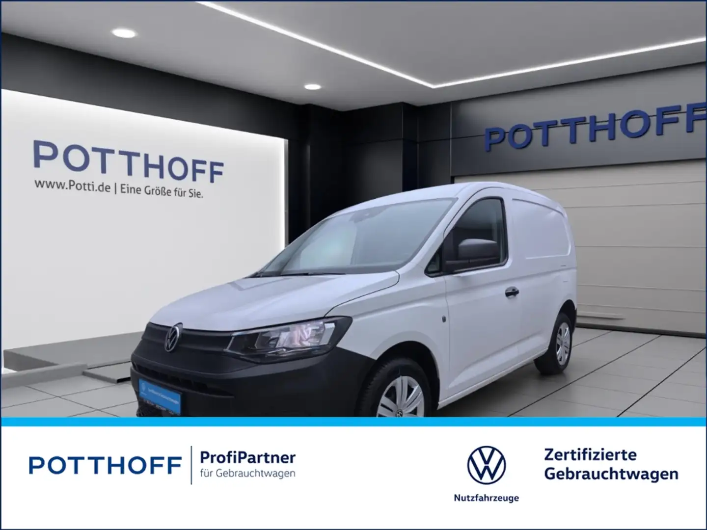 Volkswagen Caddy Cargo 2.0 TDI KASTEN SITZHZG BLUETOOTH PDC Weiß - 1