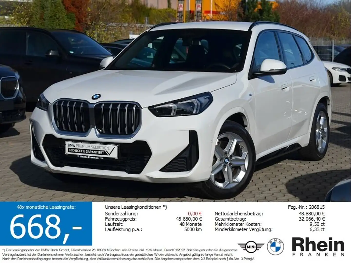 BMW X1 xDrive23d M Sport AHK.Ad.LED.Harm/Kard.ACC.Ka Weiß - 1