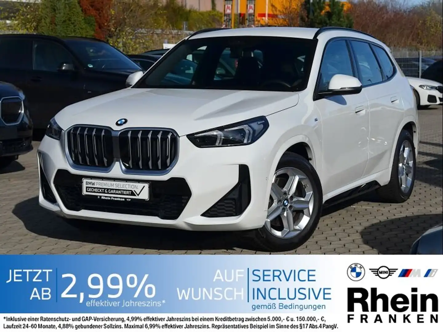 BMW X1 xDrive23d M Sport AHK.Ad.LED.Harm/Kard.ACC.Ka Weiß - 2