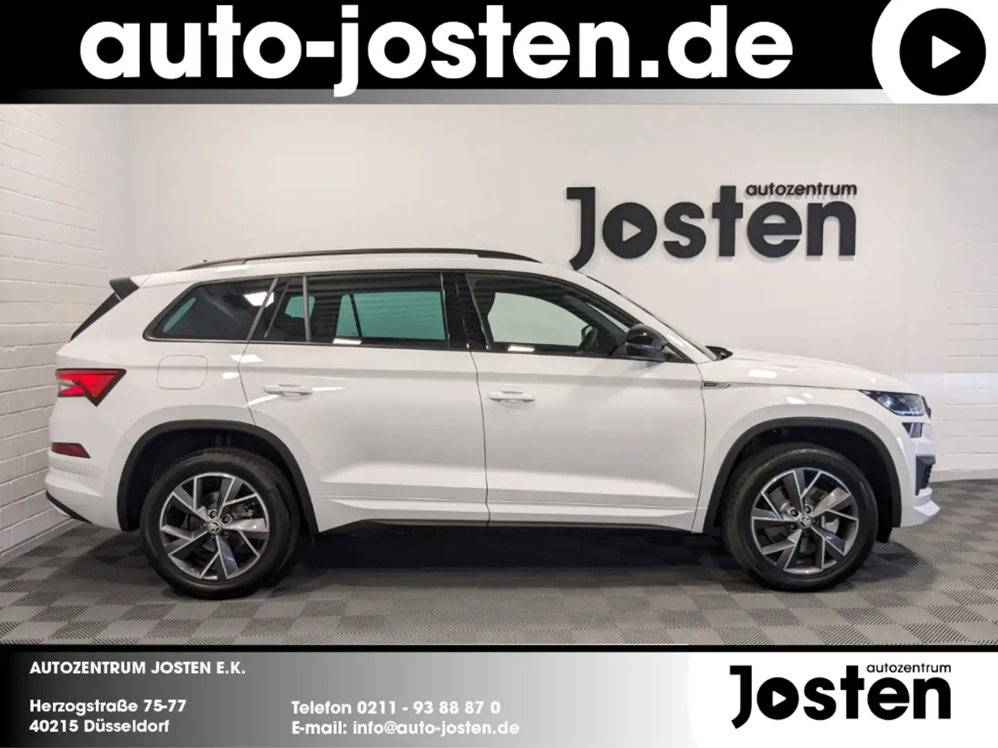Skoda Kodiaq Sportline 2.0 TSI DSG 4X4 AHK CarPlay Weiß - 2