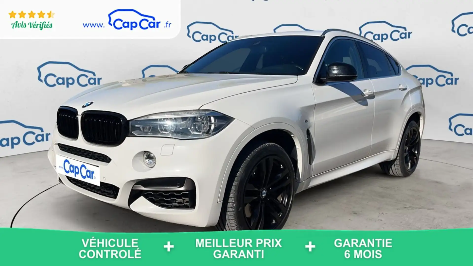 BMW X6 xDrive M50d 381 BVA8 - Automatique Blanc - 1