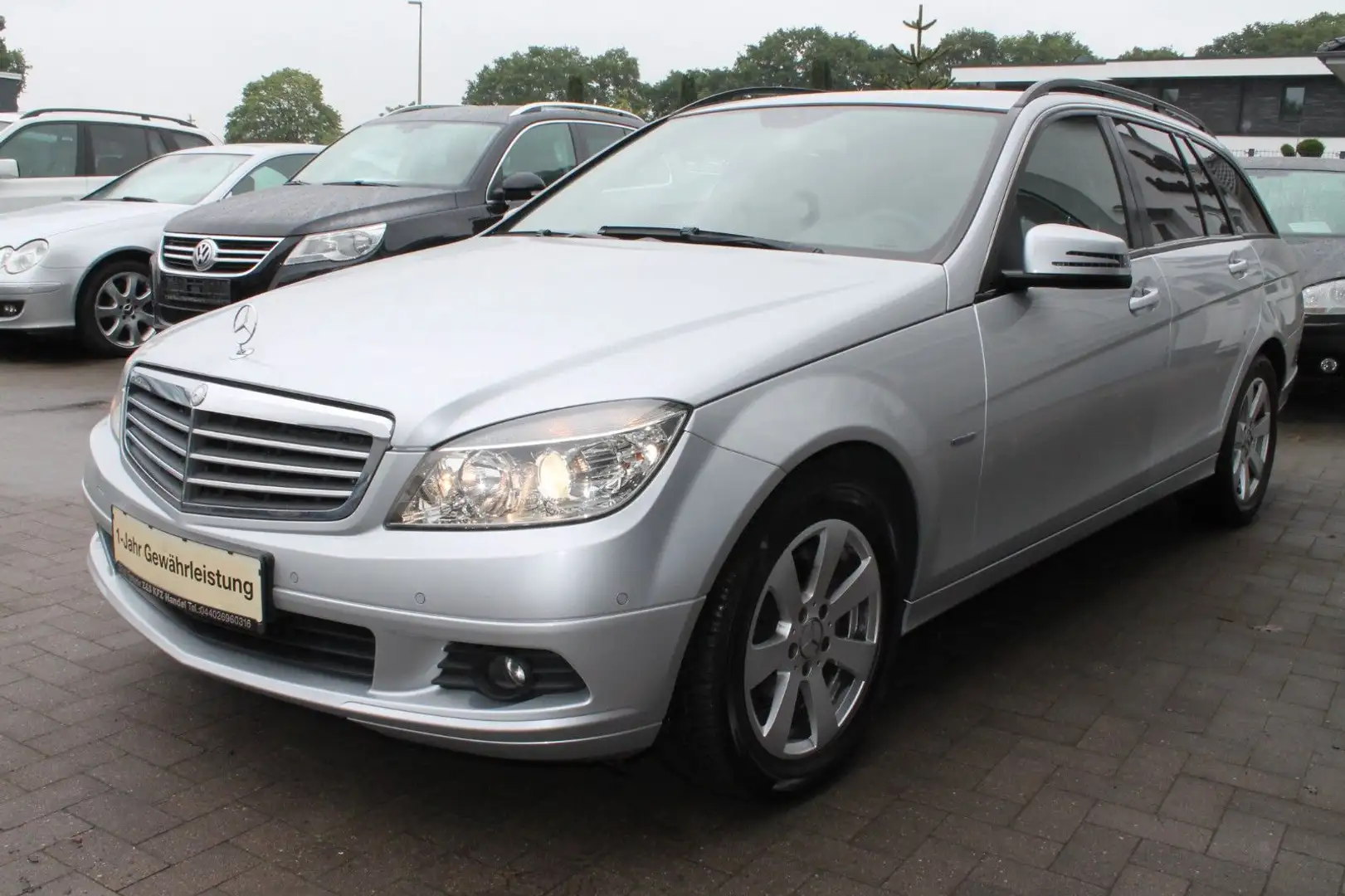 Mercedes-Benz C 180 T Kompressor BlueEffici *TÜV-NEU* Silber - 2