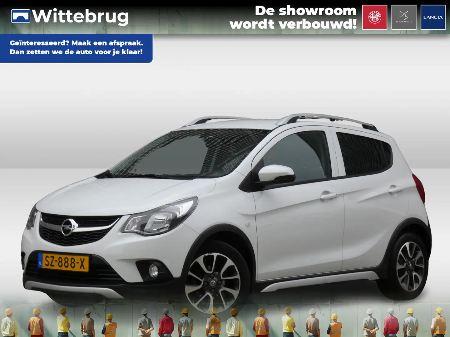 Opel Karl 1.0 Rocks Online Edition AUTOMAAT Wit - 1