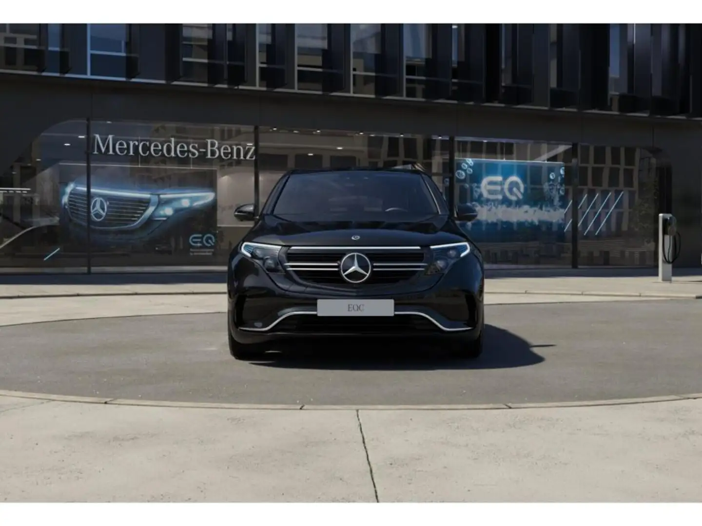 Mercedes-Benz EQC 400 4M AMG-E+I*AHK*HUD*SD*21*Memo*360*AdvS* Schwarz - 2