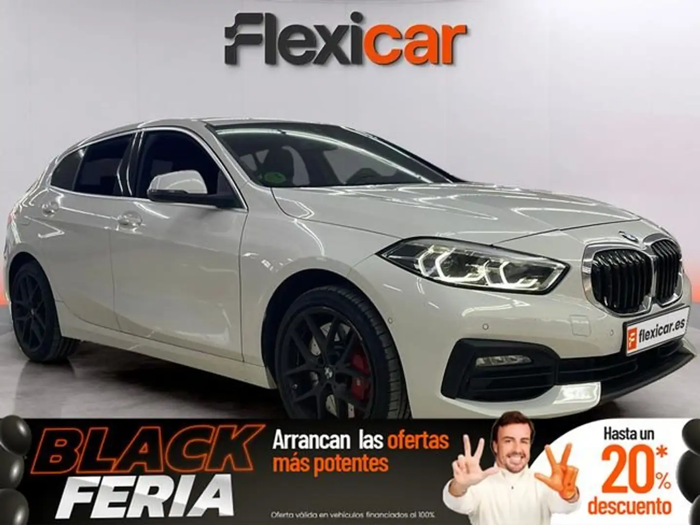 BMW 118 118i Blanc - 1