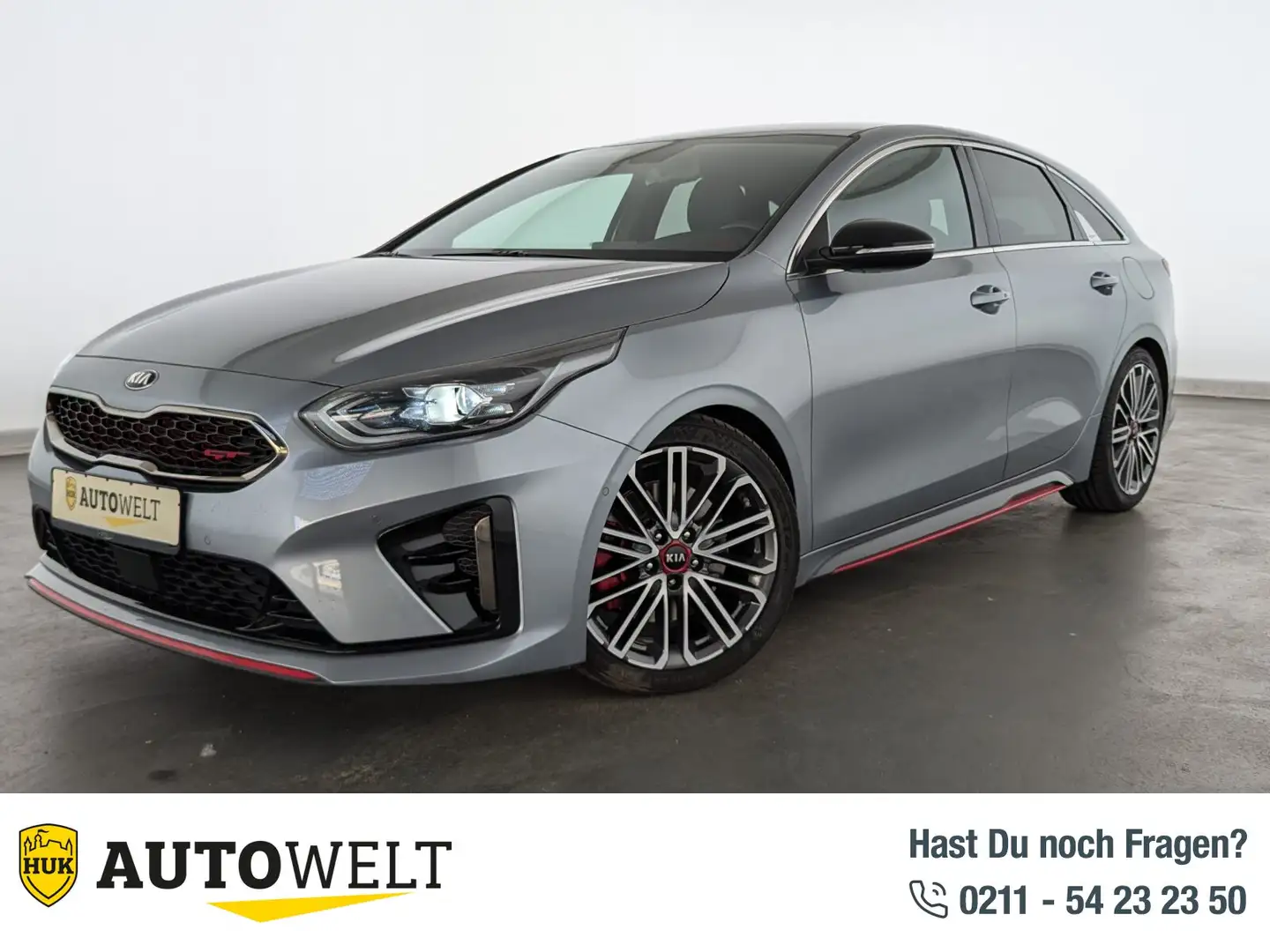 Kia ProCeed / pro_cee'd Proceed 1.6 T-GDI GT LED+NAVI+RFK+SHZ+ACC+ Argent - 1