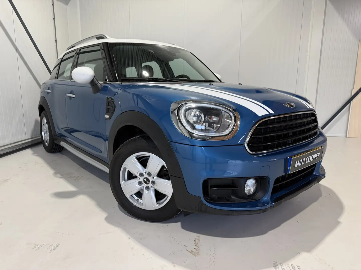 MINI Cooper Countryman Mini 1.5 Salt. Multimedia,Climate,LED. Nieuwstaat Bleu - 2