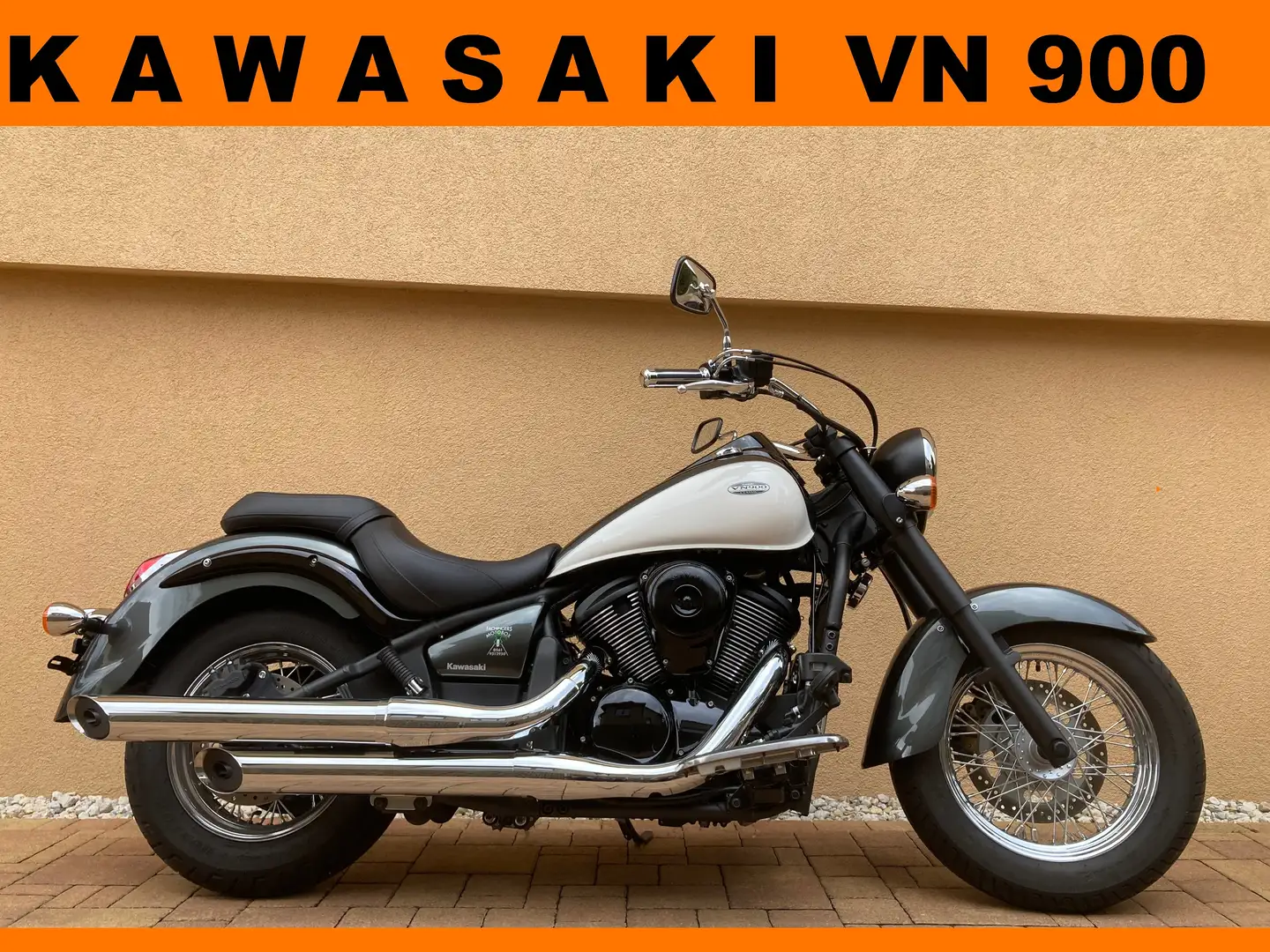 Kawasaki VN 900 EDITION 1.HAND NUR 1416KM BESTZUSTAND siva - 1
