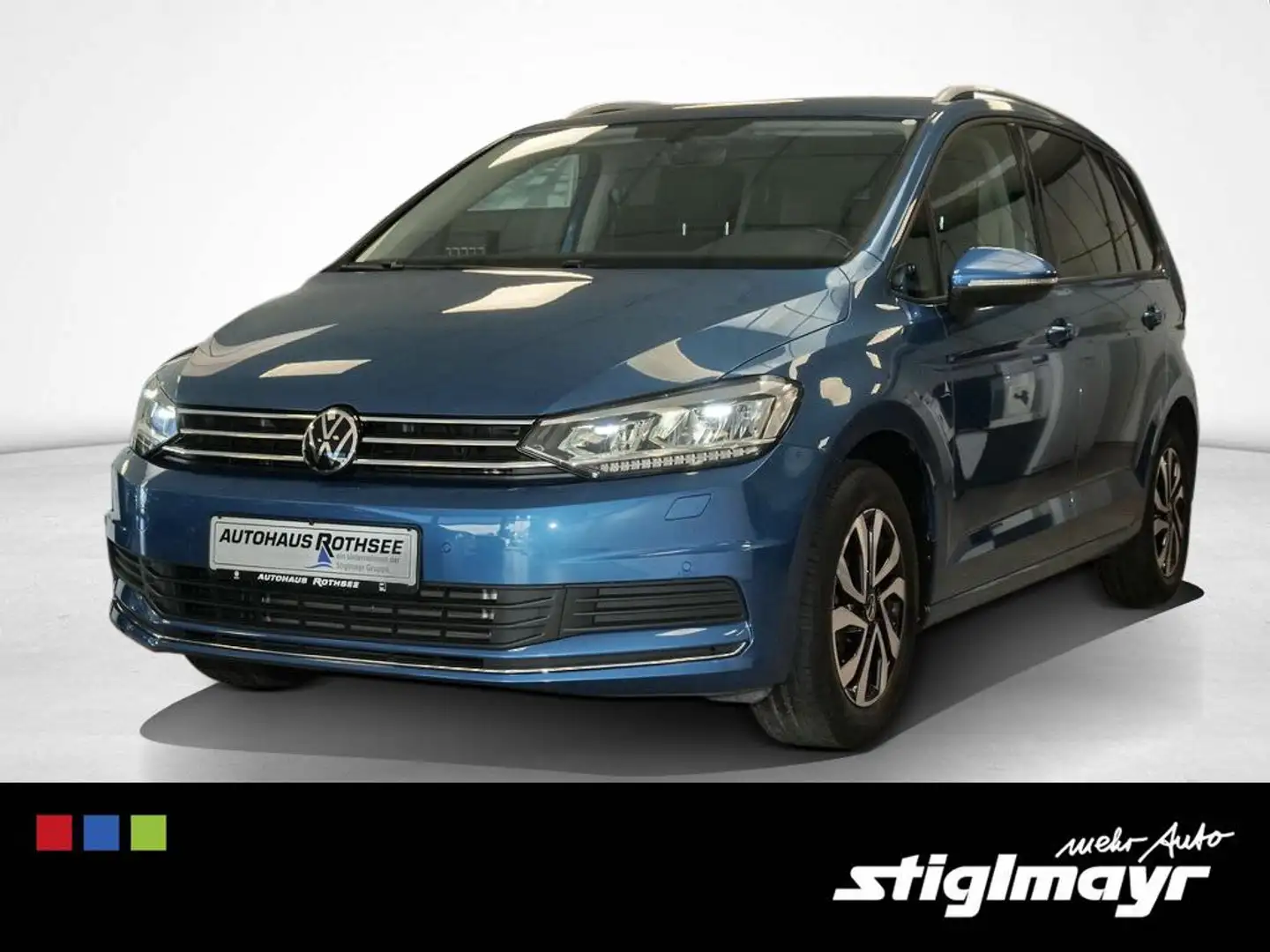 Volkswagen Touran ACTIVE 1.5 TSI ACC+LED+NAVI+Sitzhzg.+PDC+ Blu/Azzurro - 1