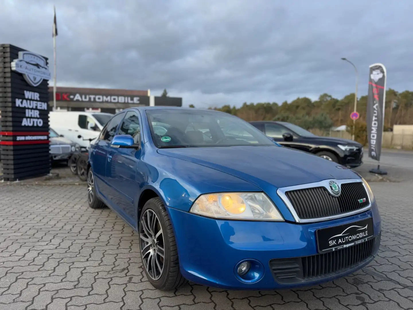 Skoda Octavia Lim RS TEILLEDER/XENON/PDC/TÜV 12-24 Bleu - 1