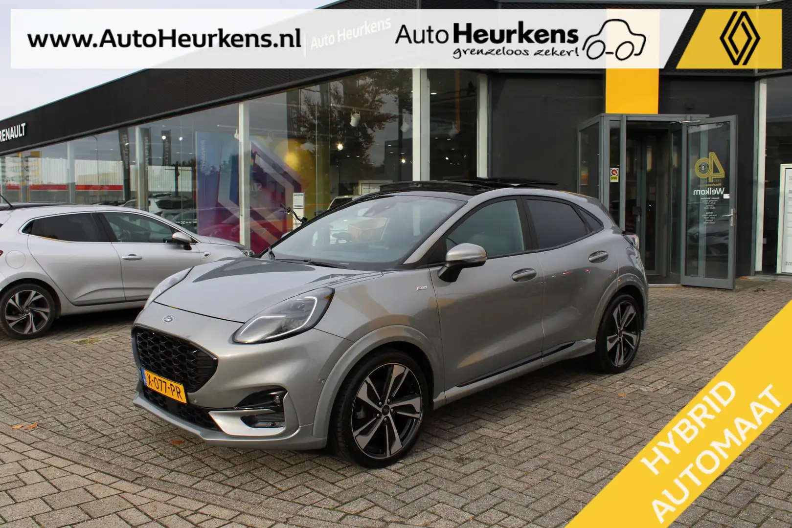 Ford Puma EcoBoost Hybrid ST-Line X l Elektrisch panoramadak Gris - 1