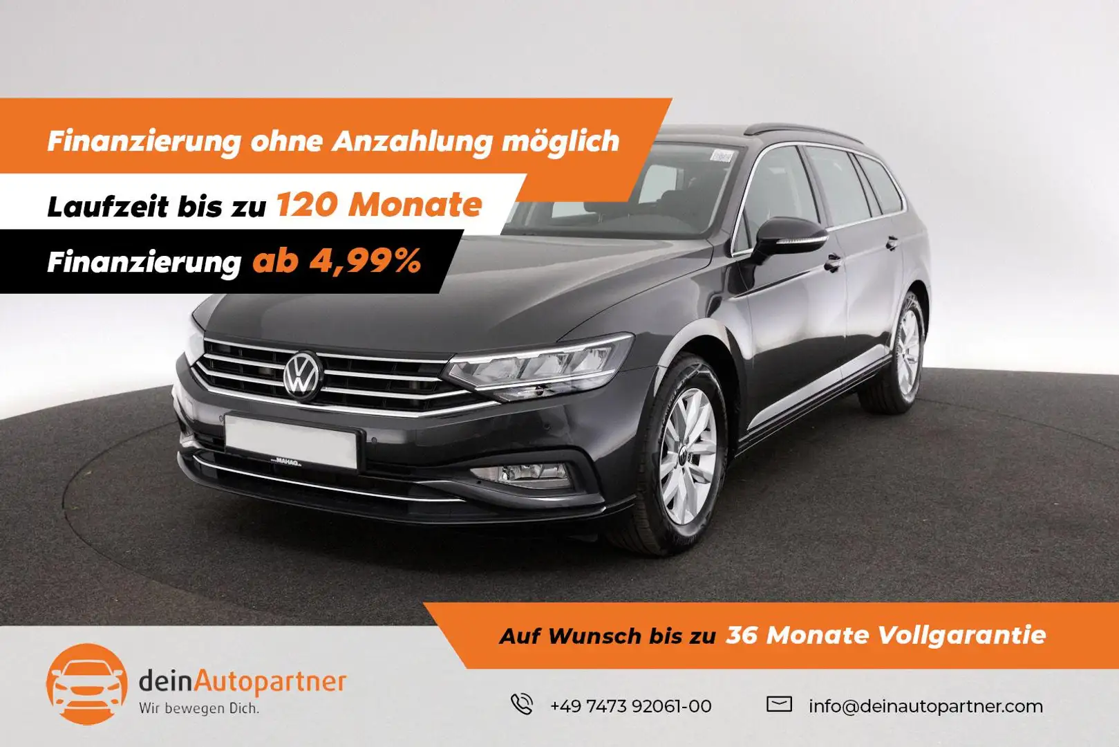 Volkswagen Passat Variant Business 2.0TDI NAVI/LED/ACC/LANE/RFK/MASSAGE Grau - 1