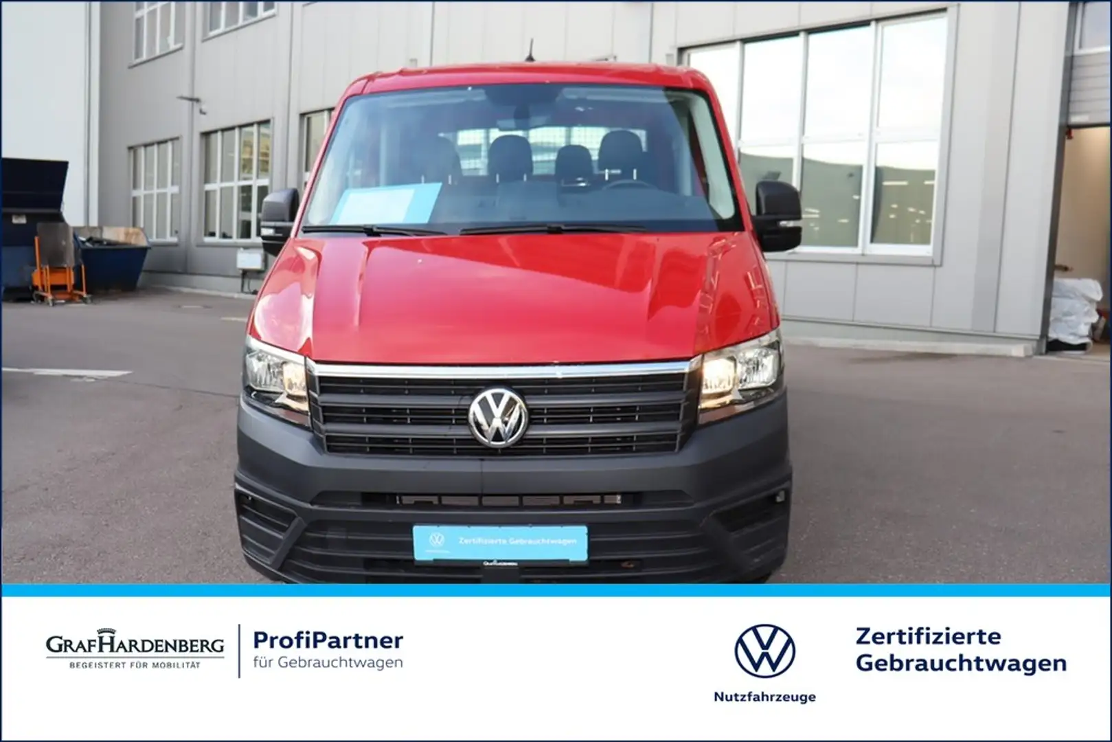 Volkswagen Crafter Pritsche 35 DOKA 2.0 TDI LR AHK Rot - 1
