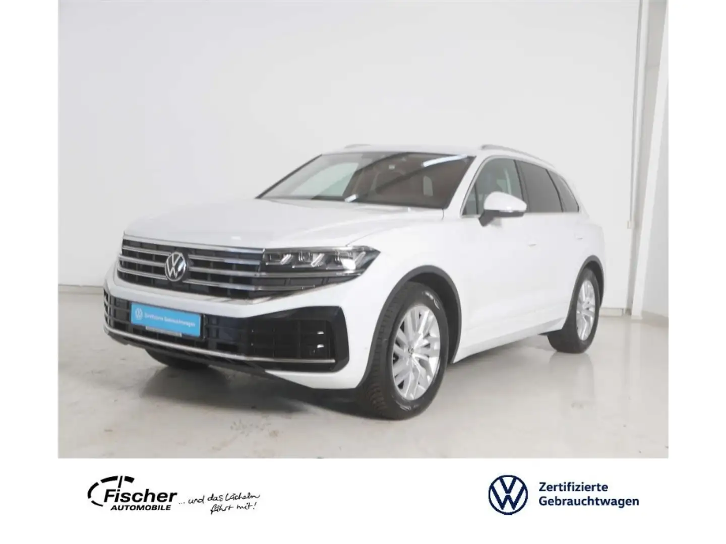 Volkswagen Touareg 3.0 TDI V6 4Mot. Elegance AHK/Matrix/SH Weiß - 1