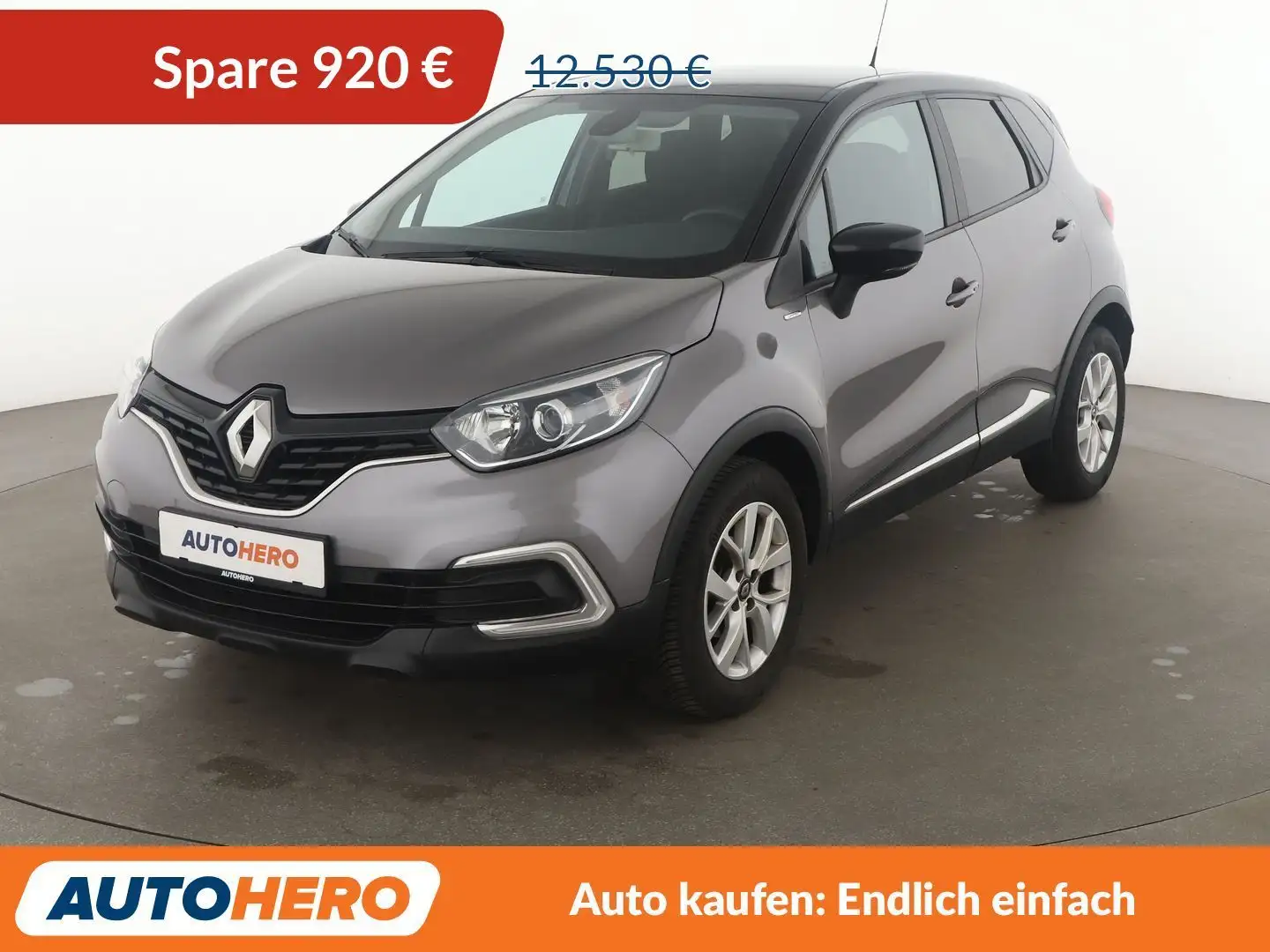 Renault Captur 0.9 Energy Limited*NAVI*TEMPO*PDC*ALU*LIM* Grau - 1