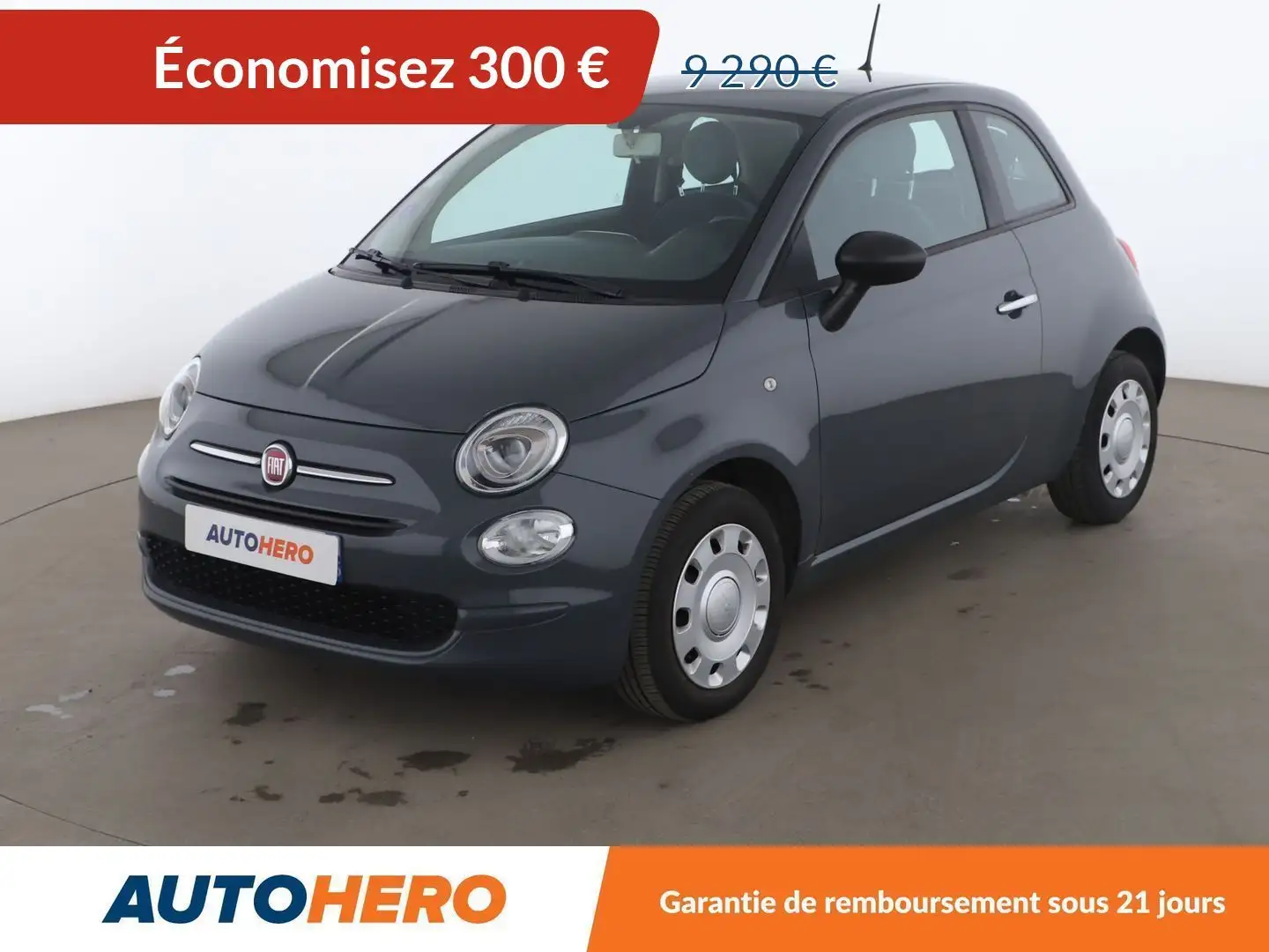 Fiat 500 1.2 Pop Gris - 1