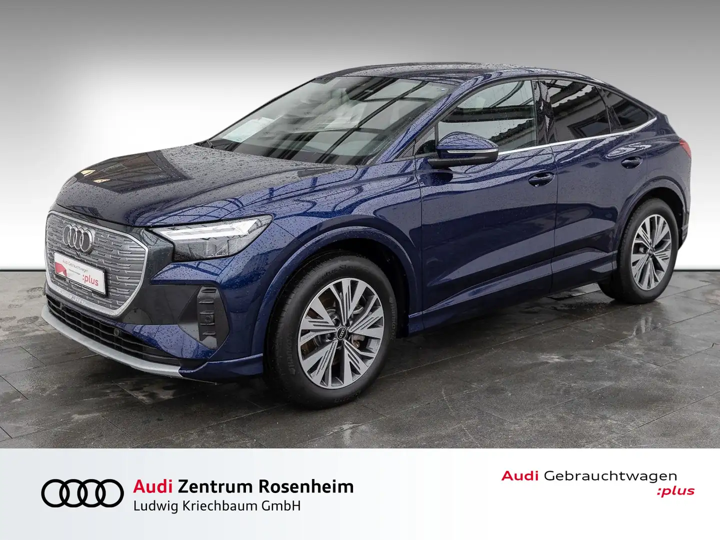 Audi Q4 e-tron Sportback e-tron 40 (Navi+,sound,GRA,EPH+,LED) Modrá - 1