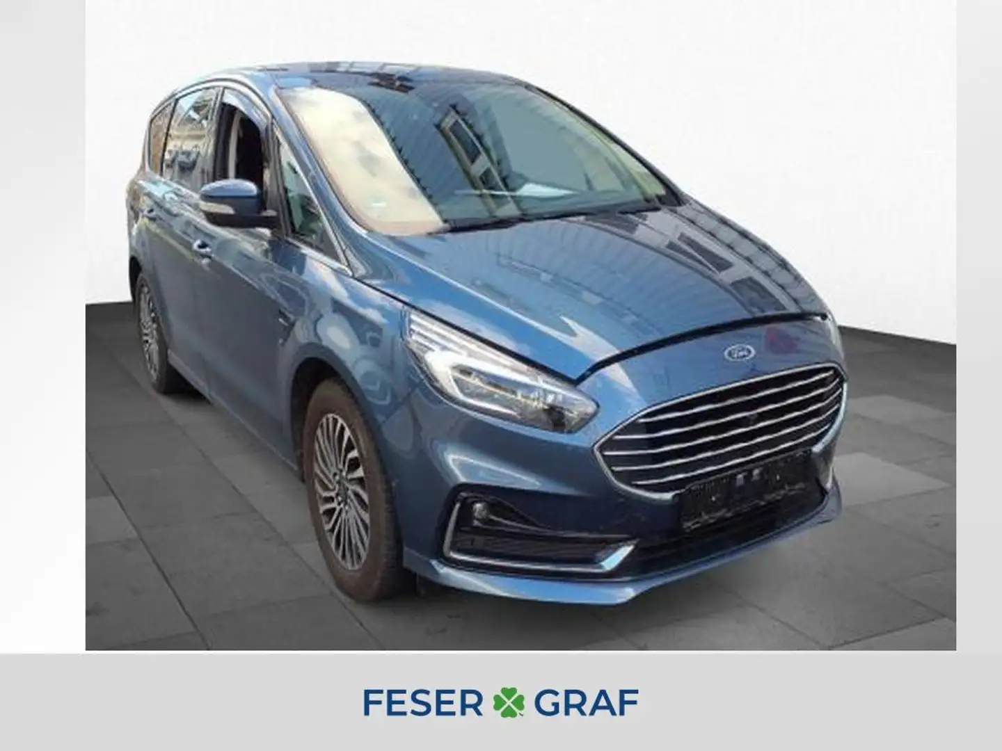 Ford S-Max Titanium 2.0 EcoBlue Navi AHK Pano LED Niebieski - 1