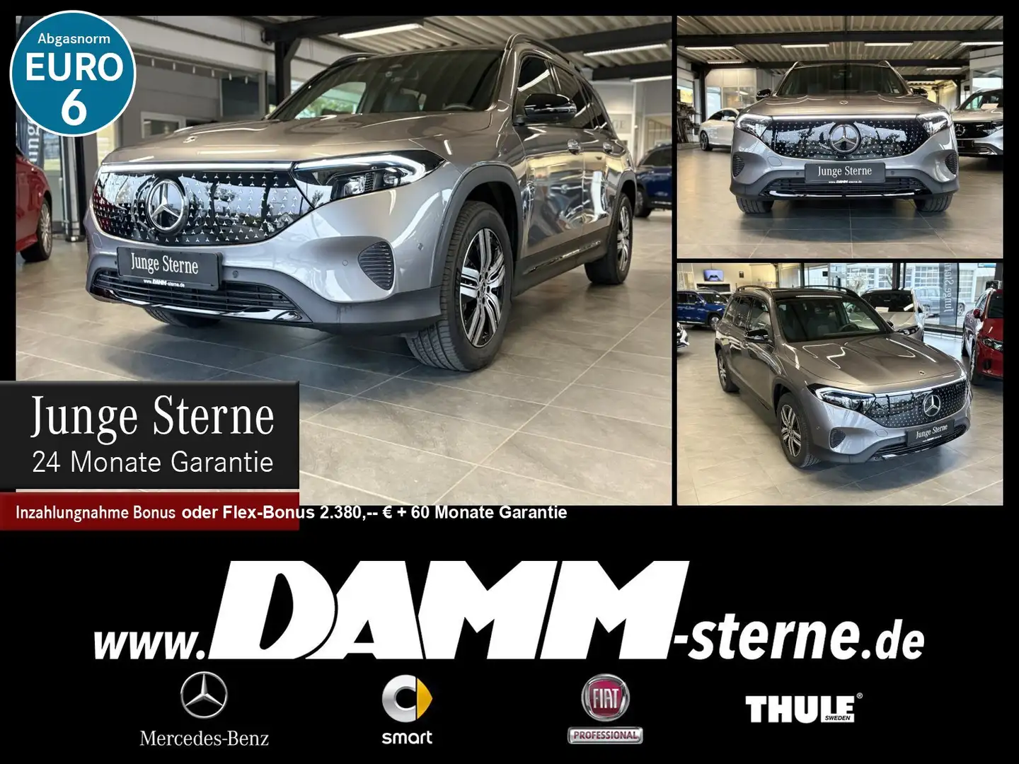 Mercedes-Benz EQB 300 EQB 300 4M ElectricArt Adv+/360°/Pano/7-S./+Flex Grau - 1