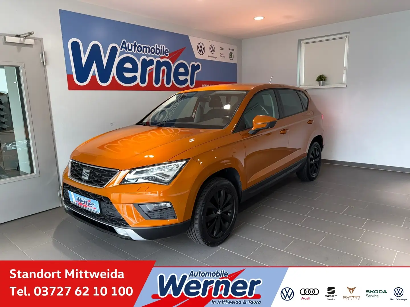 SEAT Ateca Style 1.0TSI RKamera LED GRA Orange - 1