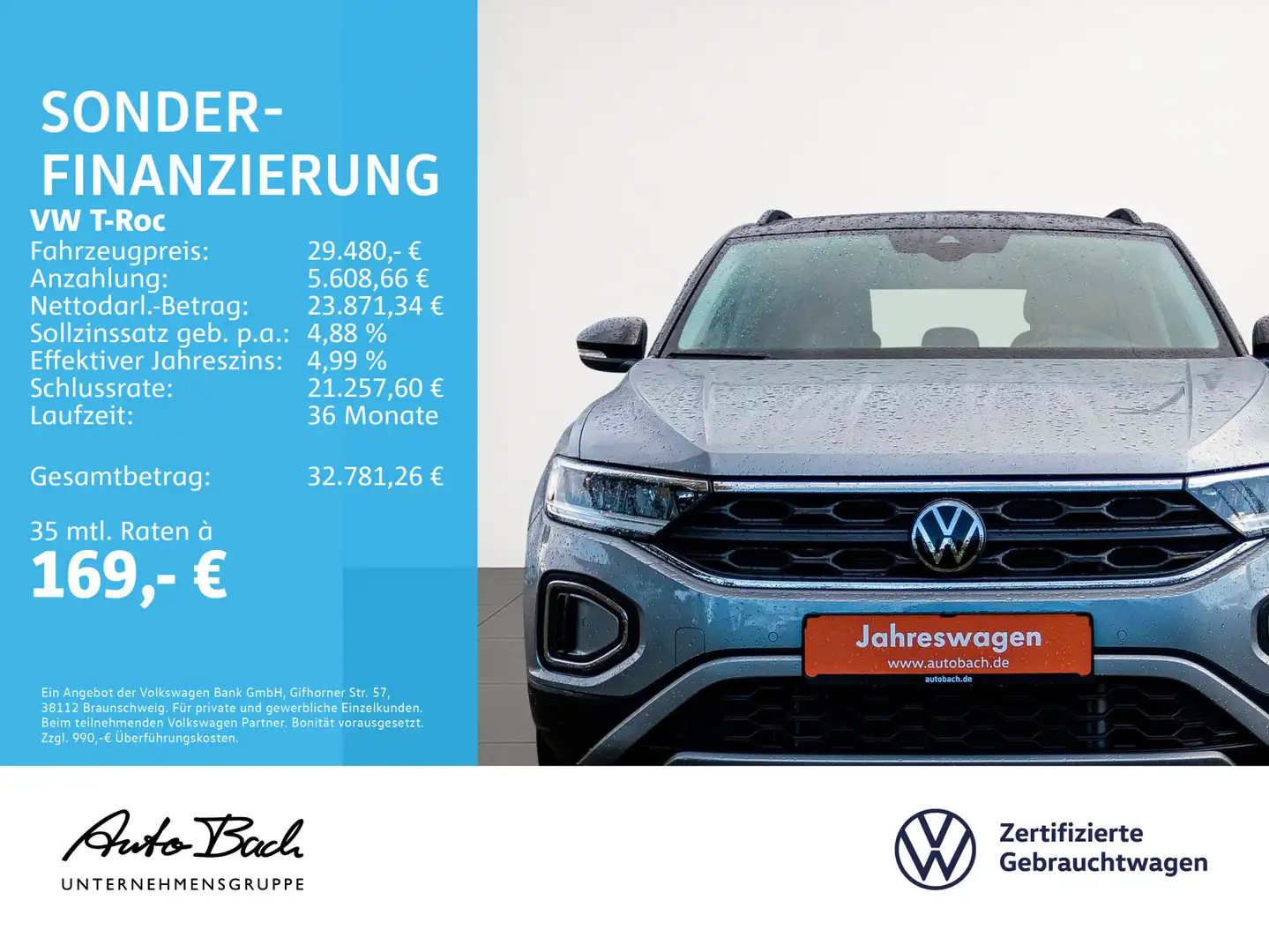 Volkswagen T-Roc 1.5 TSI MOVE DSG Navi LED Digital Cockpit Argent - 2