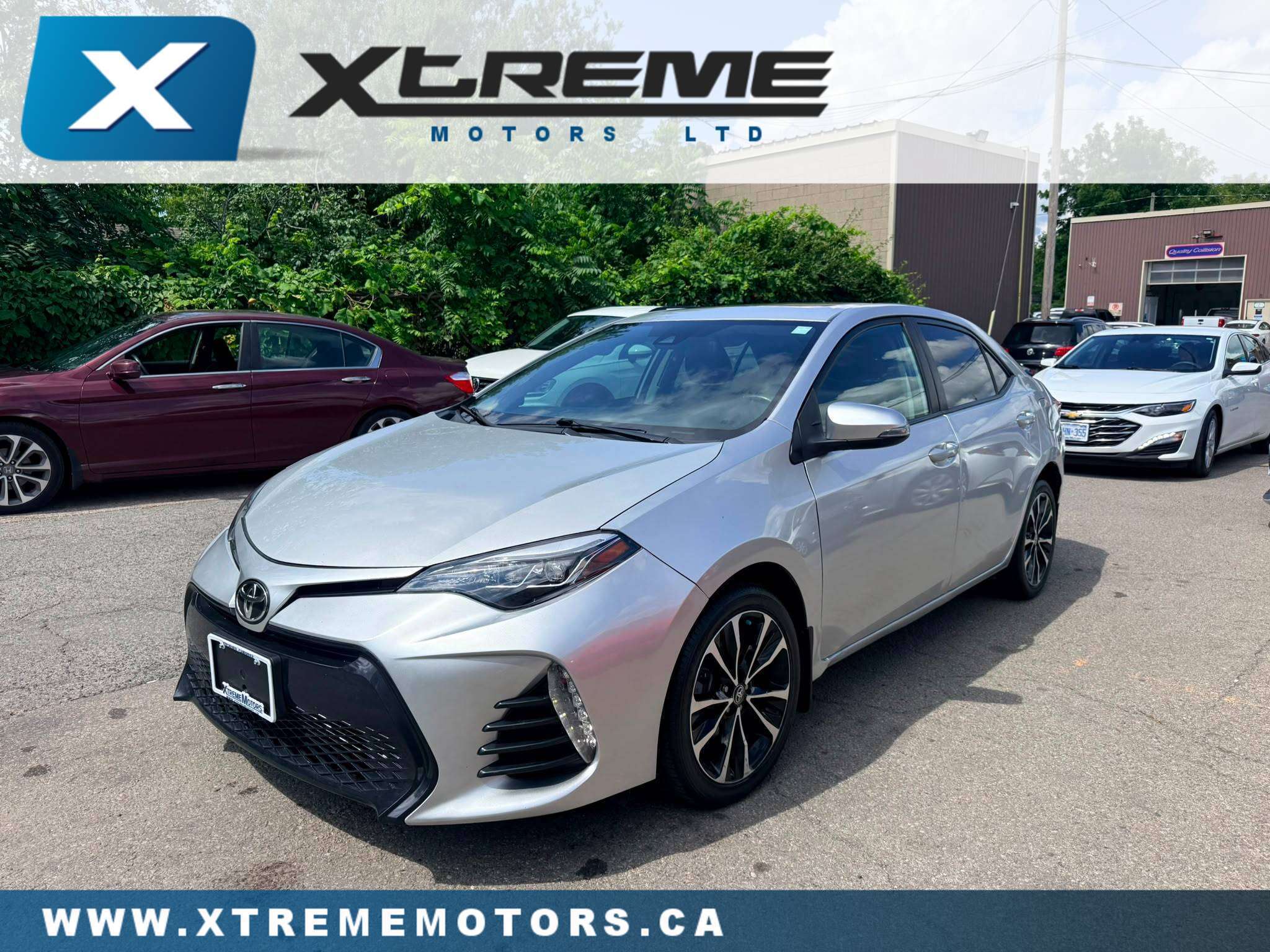 Silver 2018 Toyota Corolla Sedan Front-Wheel Drive Automatic