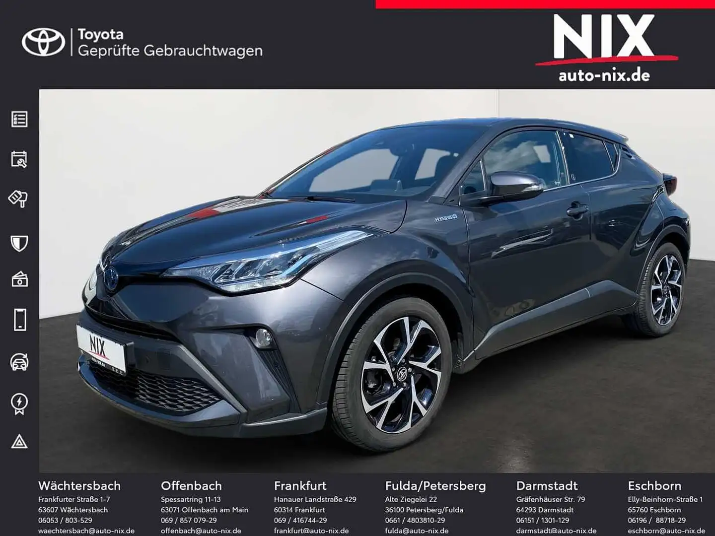 Toyota C-HR 2.0 Hybrid Team D KAMERA EPH Grau - 1