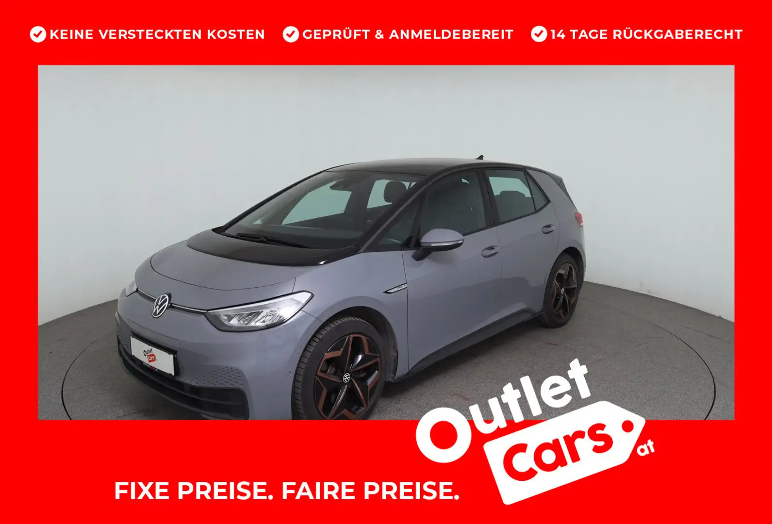 Volkswagen ID.3 Pro S 150 kW (4-Sitzer) Grau - 1