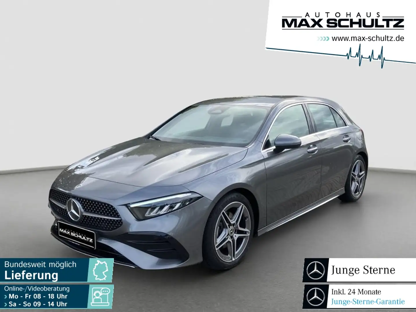 Mercedes-Benz A 200 d Kompaktlimousine AMG Line*Kamera*LED Gris - 1