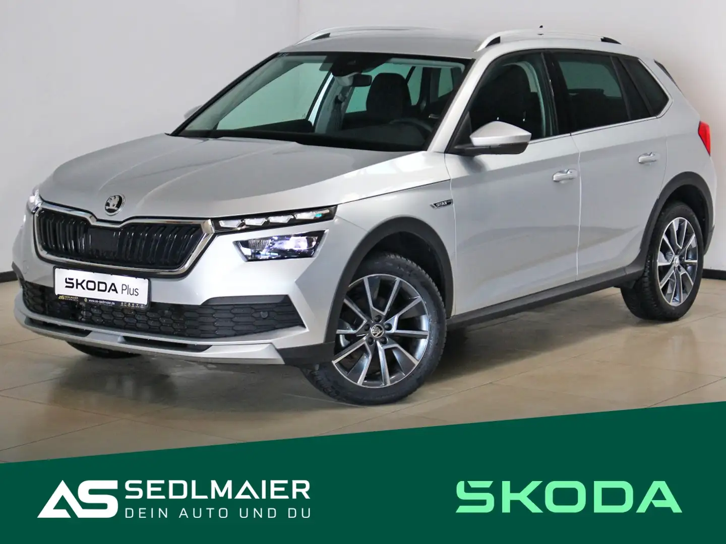 Skoda Kamiq 1.5 TSI Scoutline SHZ|Cam|NAVI|APP|LED|DSG Zilver - 2