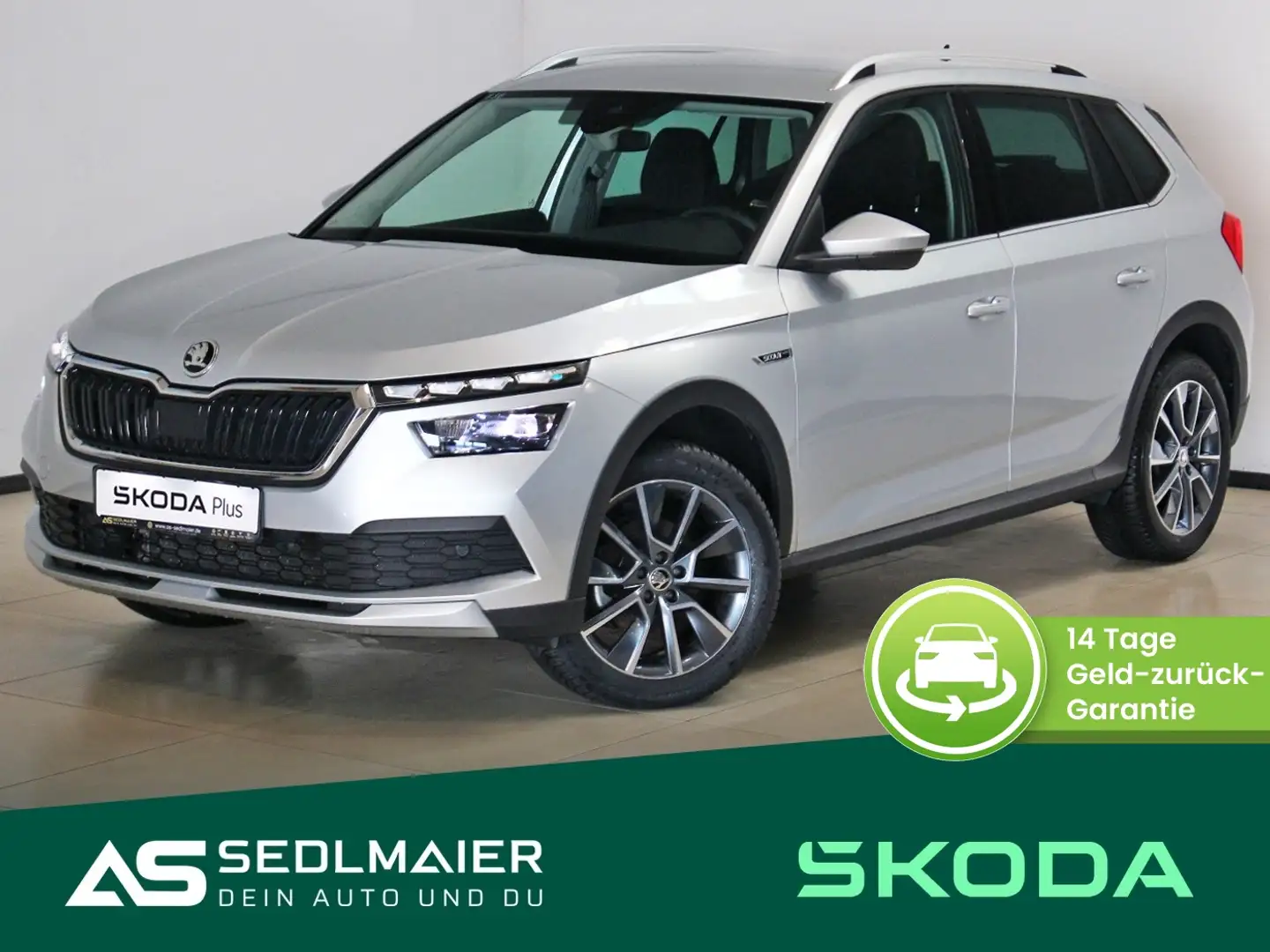 Skoda Kamiq 1.5 TSI Scoutline SHZ|Cam|NAVI|APP|LED|DSG Zilver - 1