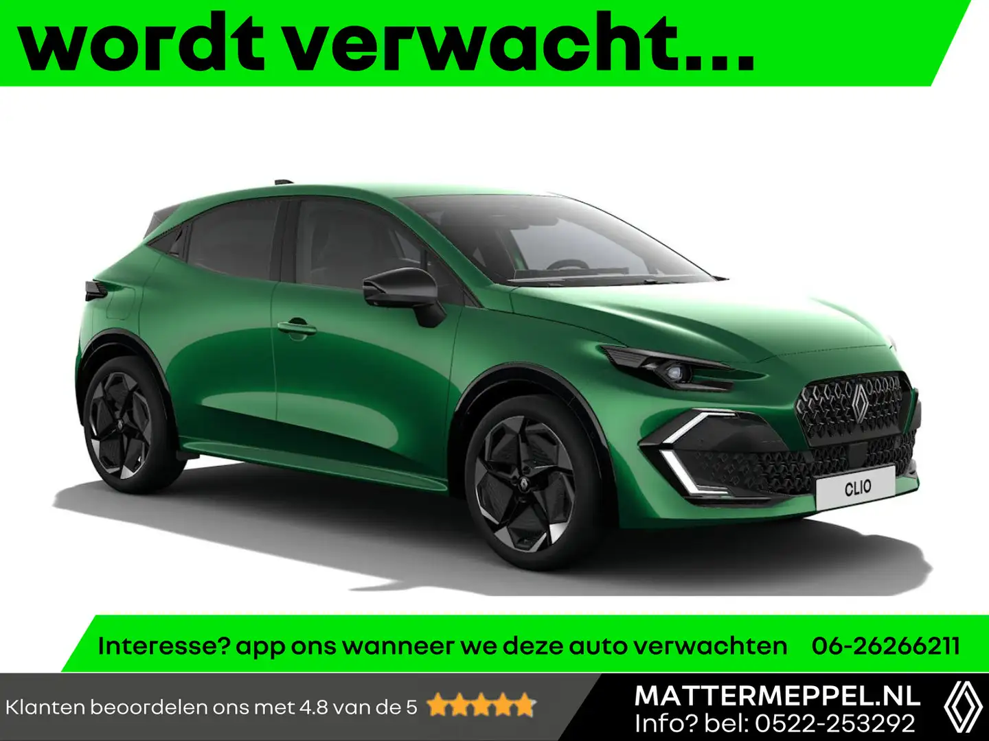 Renault Clio 1.8 Full Hybrid 160 Techno | Vanaf € | Pack Premiè Vert - 1