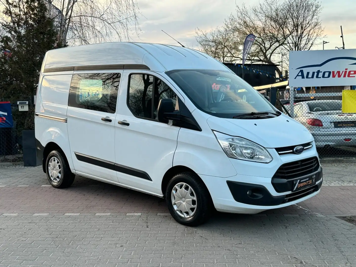 Ford Transit Custom Kasten L1H2*Klima*Tempomat*3xSitz Blanc - 1