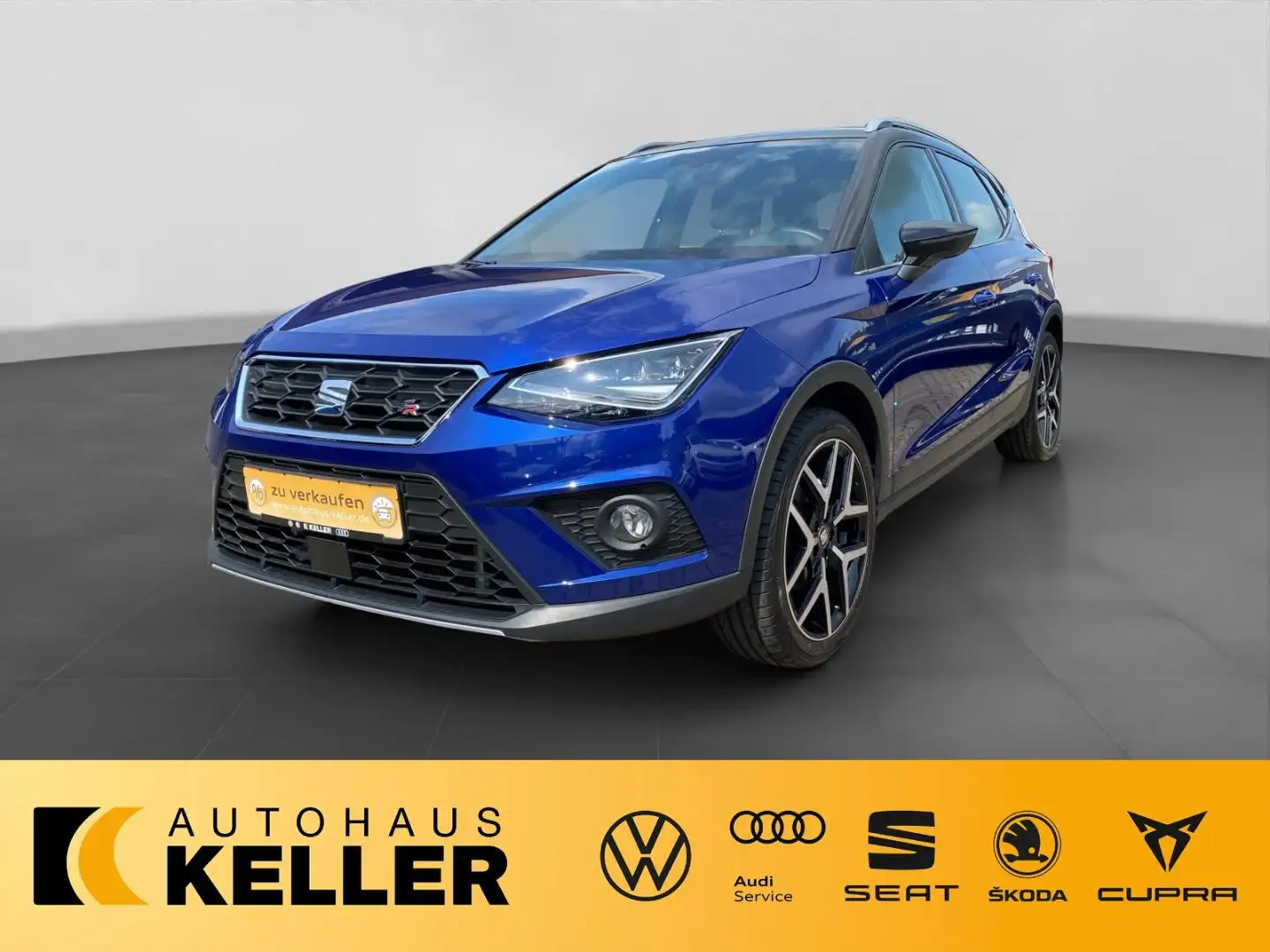 SEAT Arona FR 1.0 TSI DSG LED/app/Alu 18"/GRA/PDC/Clima/ Kék - 2