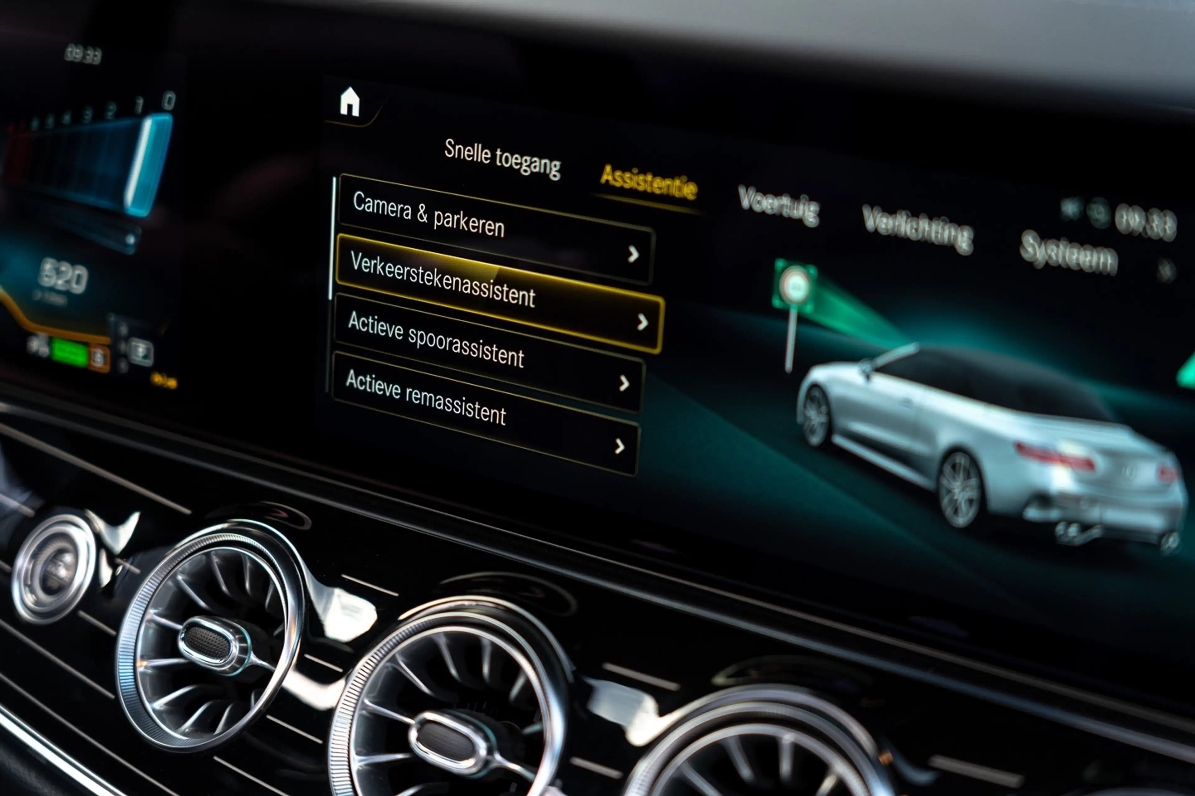 Mercedes-Benz E 53 AMG E53 435pk | Nightpakket | Smaragdgroen | Head-up | — photo 9