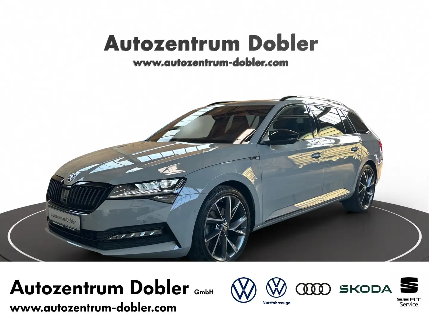 Skoda Superb Combi 2.0 TDI DSG Sportline DAB Bluetooth Grau - 1