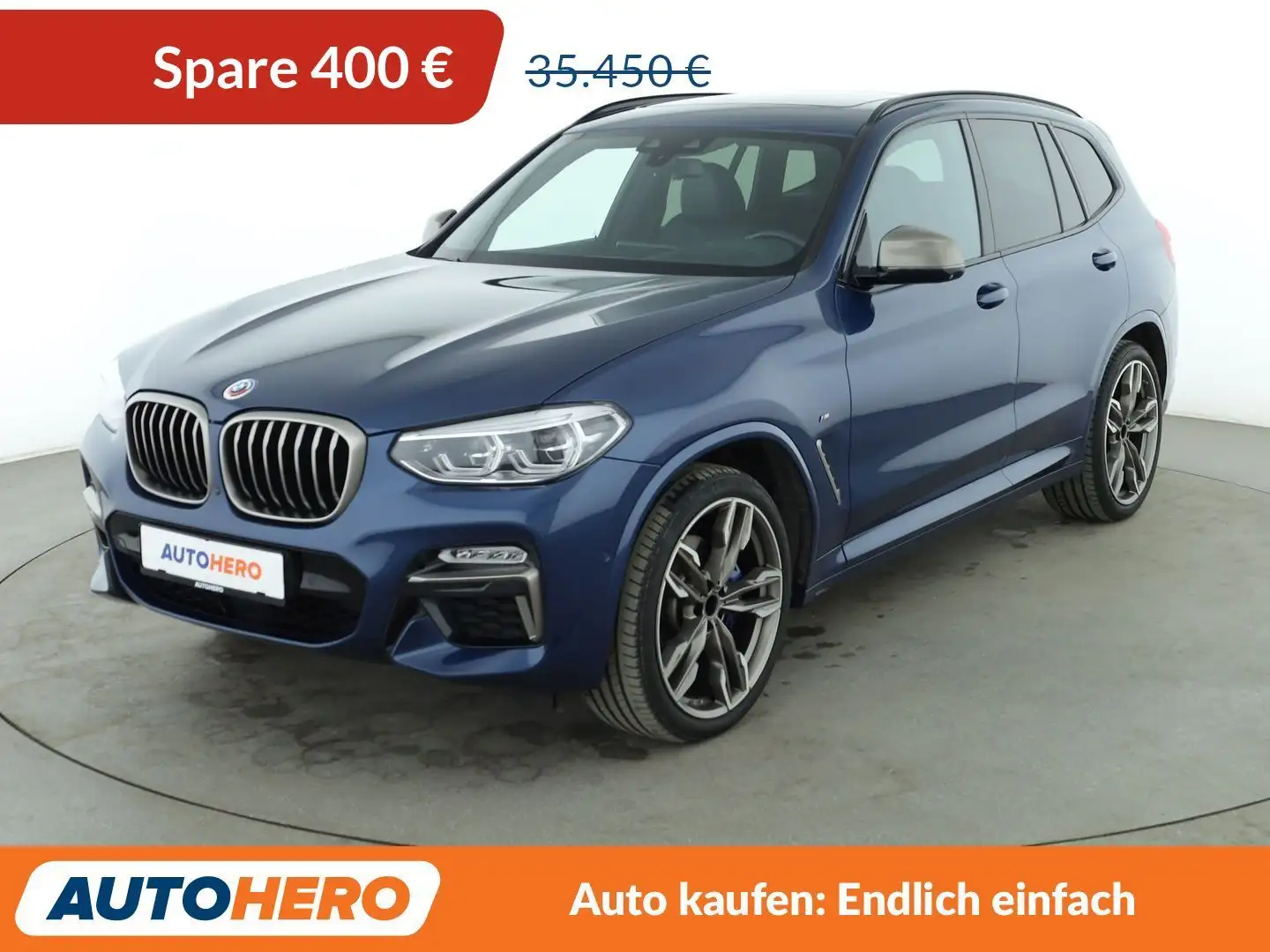 BMW X3 M M40d Aut.*NAVI*HEAD-UP*LED*ACC*CAM*HARMAN/KARDON* Bleu - 1