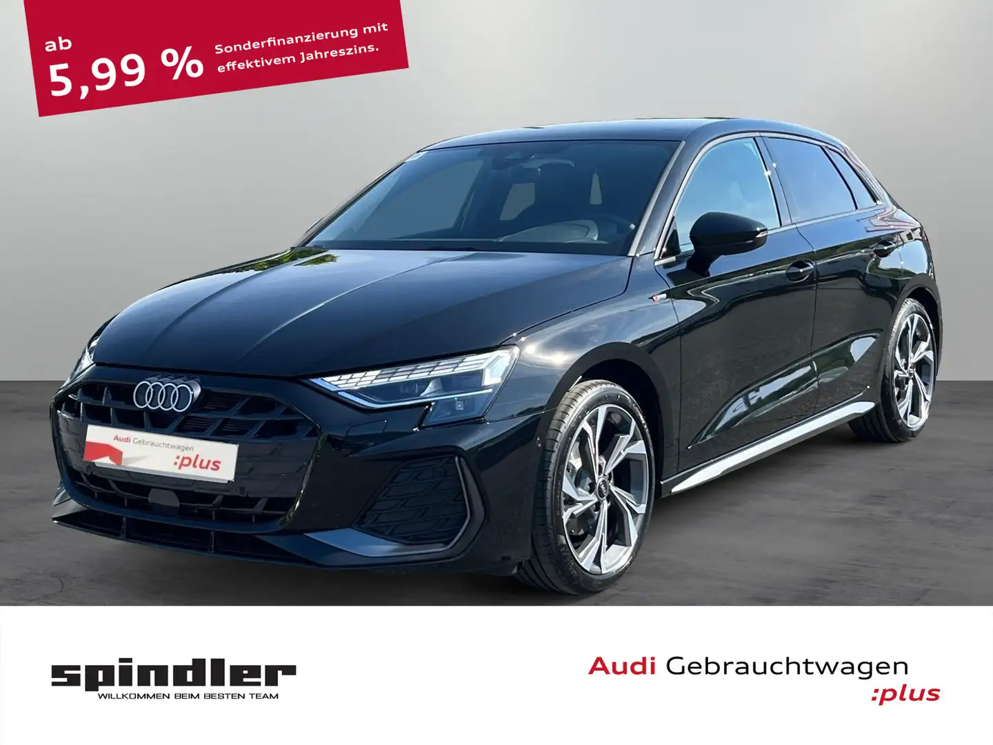 Audi A3 S-Line 35TFSI S-tronic / Navi+, LED Schwarz - 1