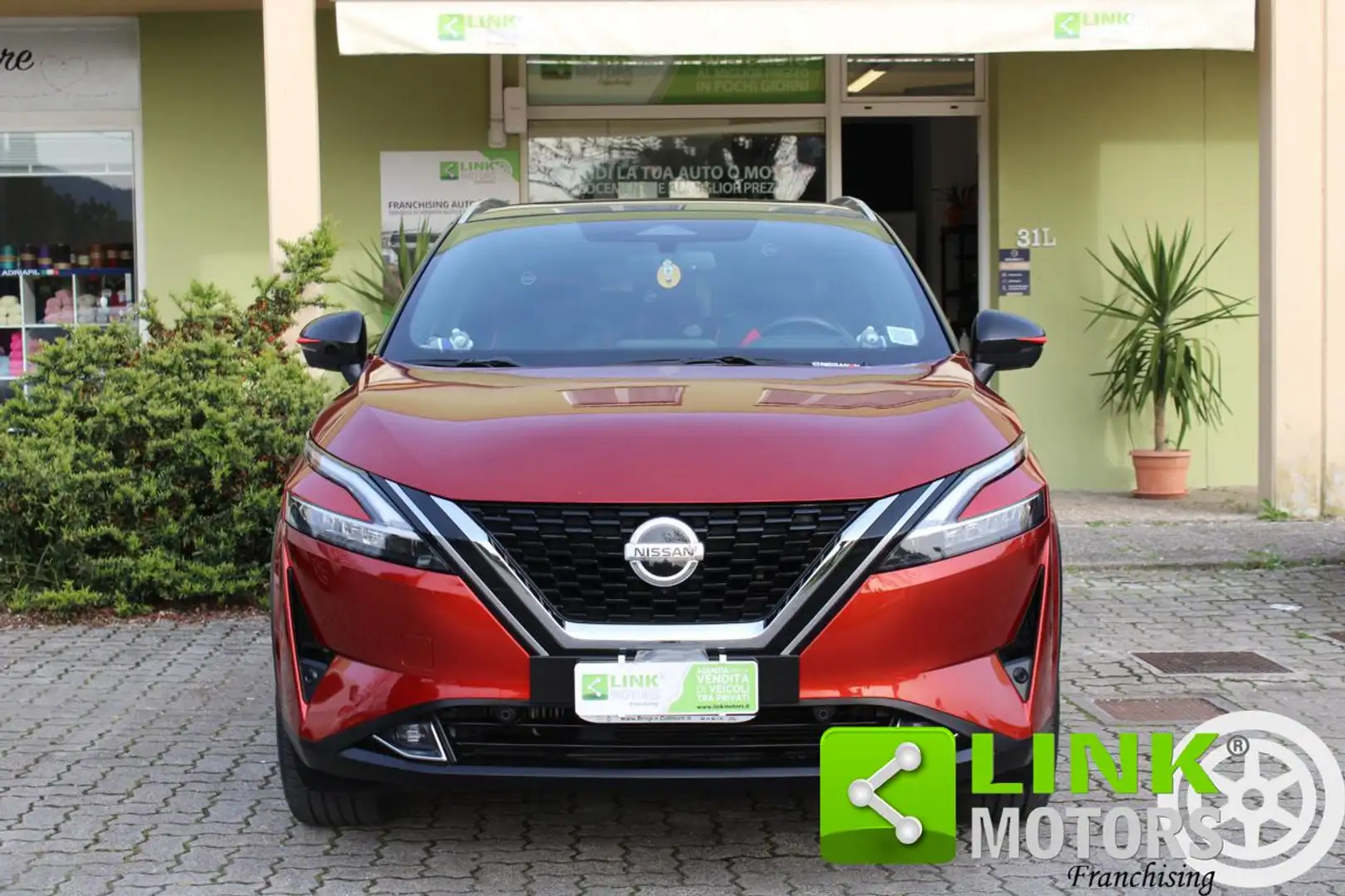 Nissan Qashqai MHEV 158CV Xtronic N-Connecta KM CERT. FULL. AUTO. Rouge - 2