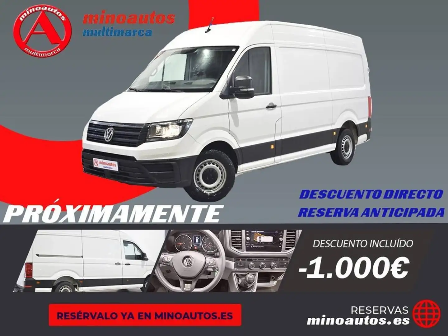 Volkswagen Crafter FURGÓN 30 L3H2 2.0 TDI 140 CV FWD Blanco - 1