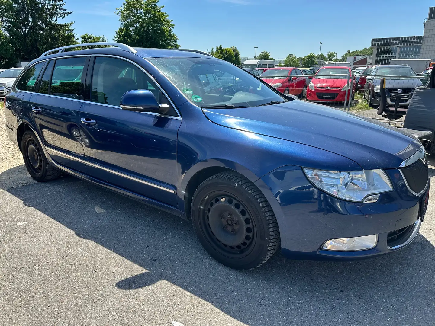 Skoda Superb Combi 1.8 TSI Elegance Blau - 2