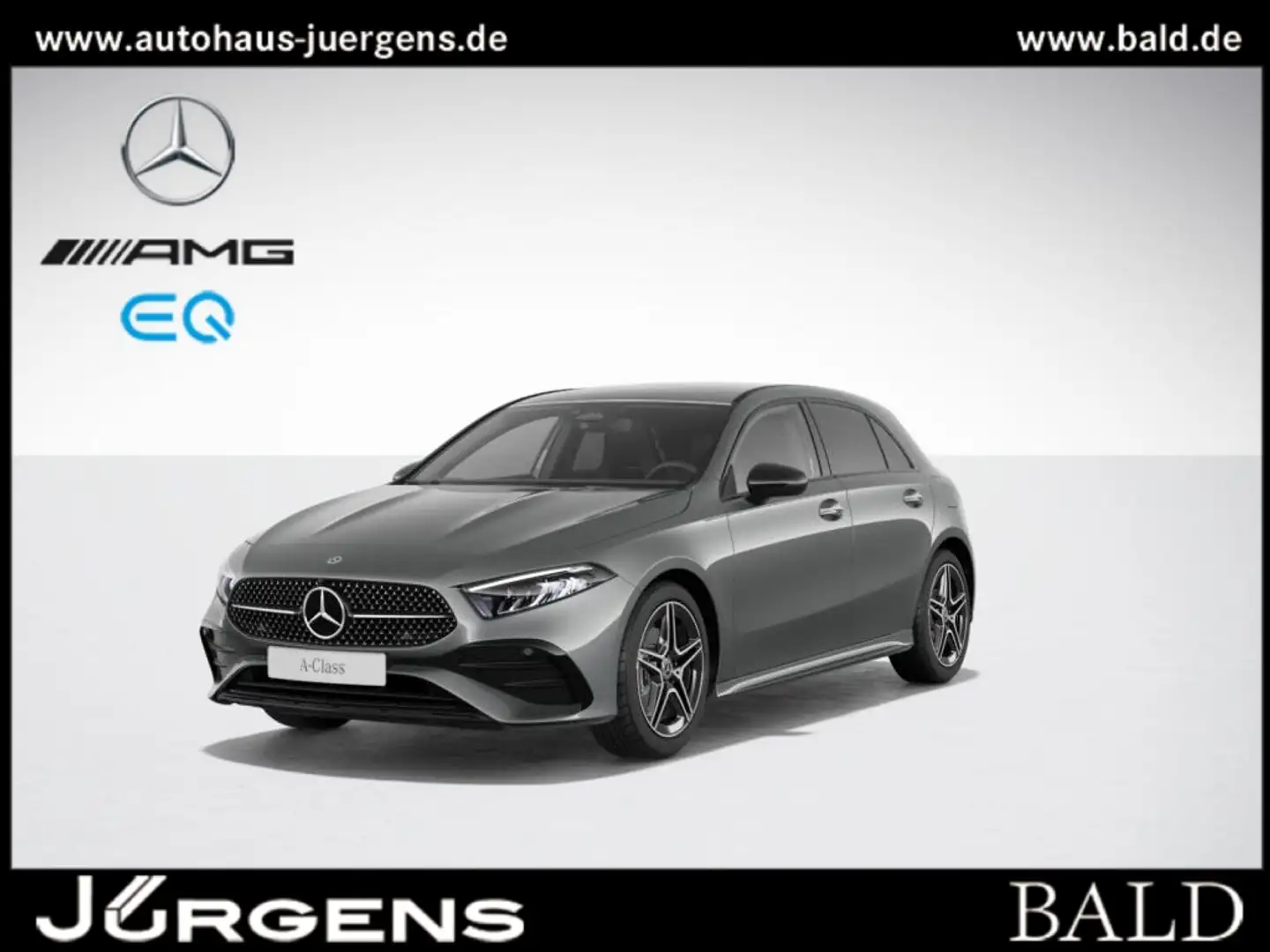 Mercedes-Benz A 180 Kompaktlimousine AMG-Sport+Night+Ambiente Grau - 1