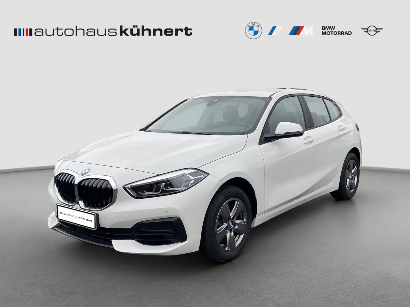 BMW 116 i Advantage LED SpurAss Navi PDC Blanc - 2