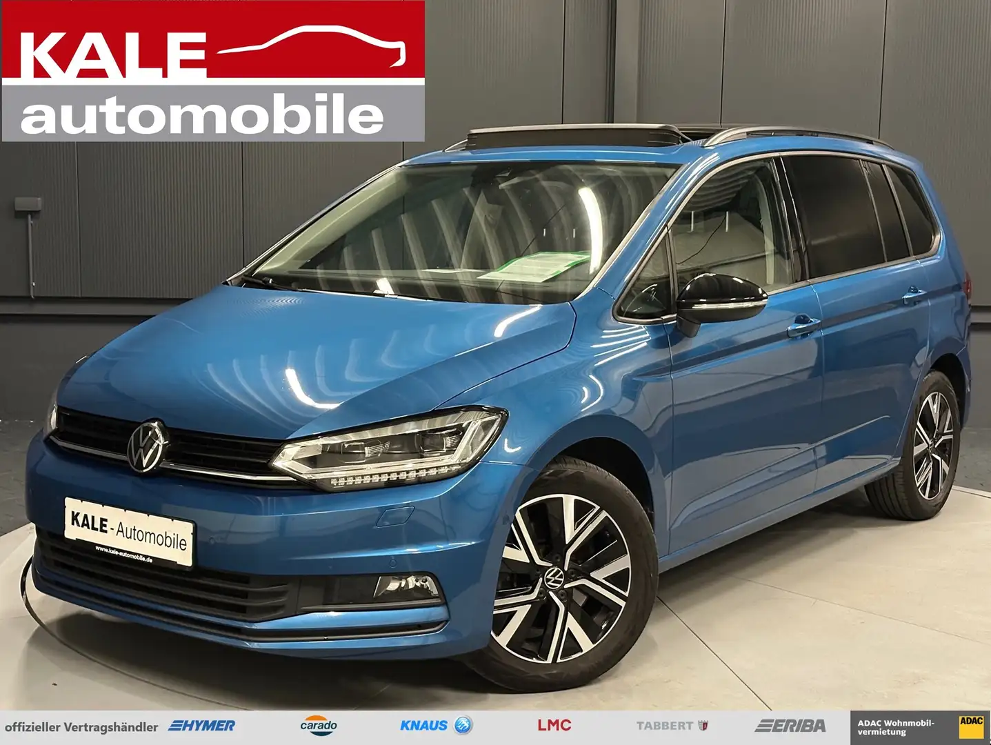 Volkswagen Touran Highline Black Style*PANORAMA*DCC*Standhz*AHK*LED* Niebieski - 1