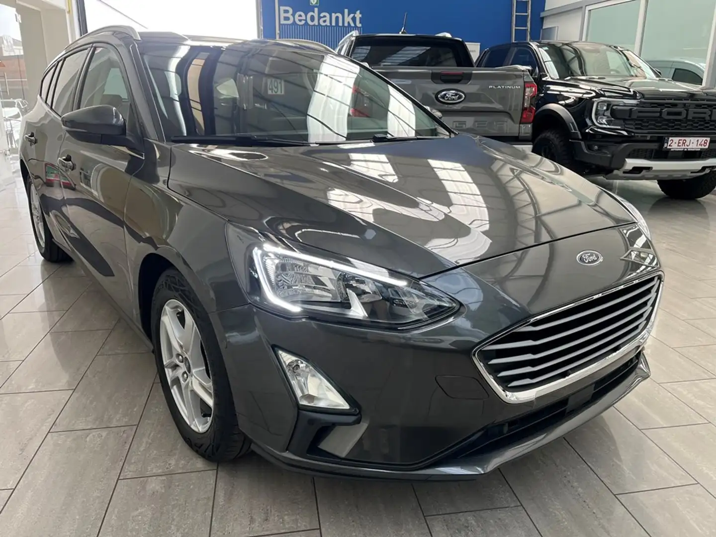 Ford Focus EcoBoost Titanium AUT Gris - 1