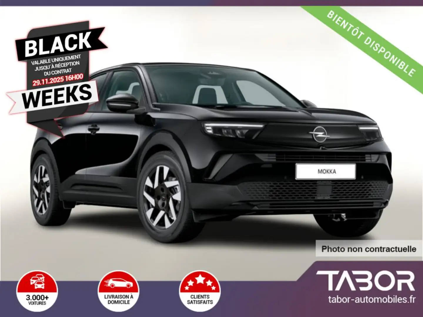 Opel Mokka 1.2 130 AT8 Edition LED GPS ACC cam Noir - 1