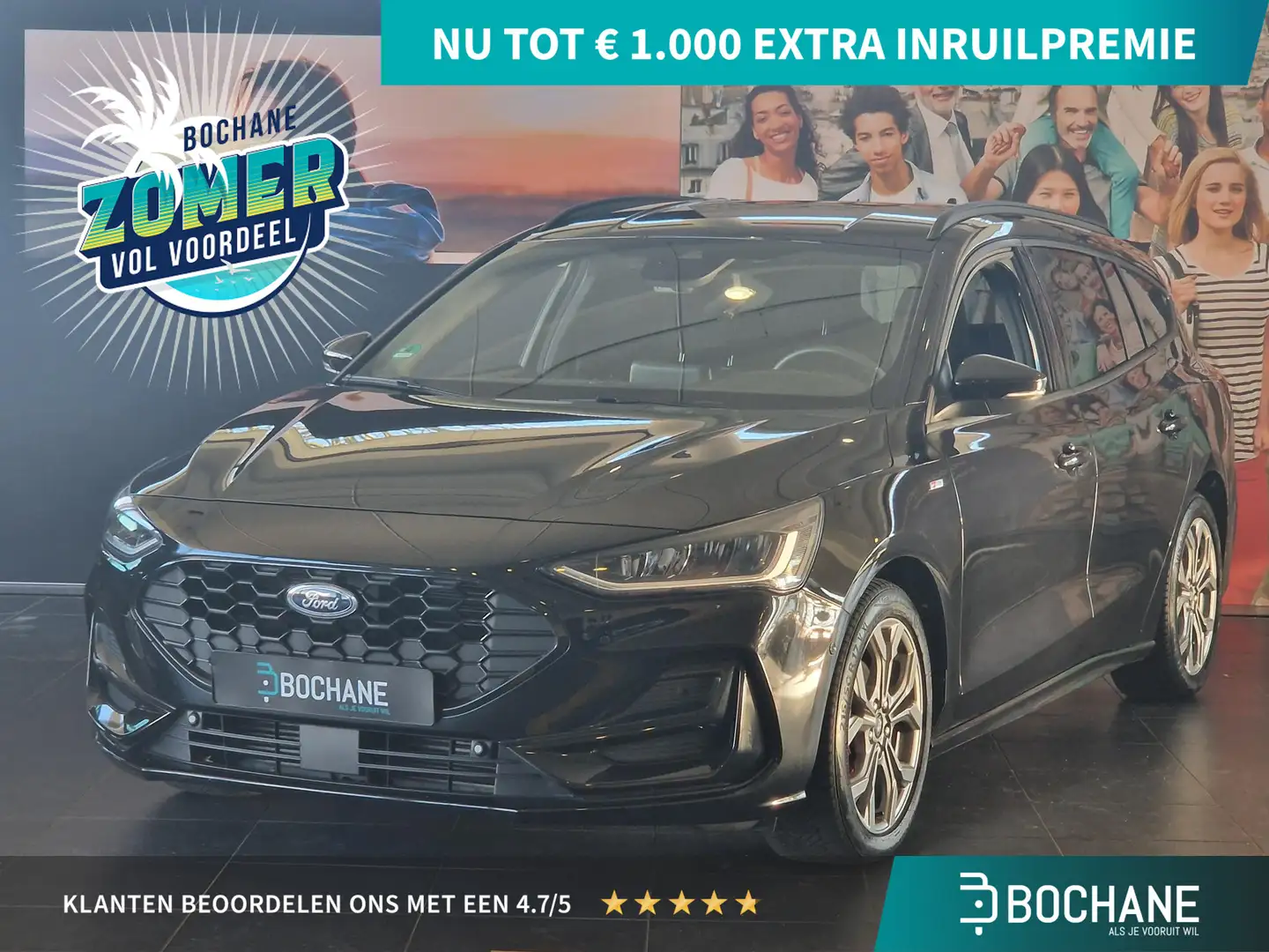 Ford Focus Wagon 1.0 EcoBoost Hybrid ST Line | Navigatie | Ca Negro - 1