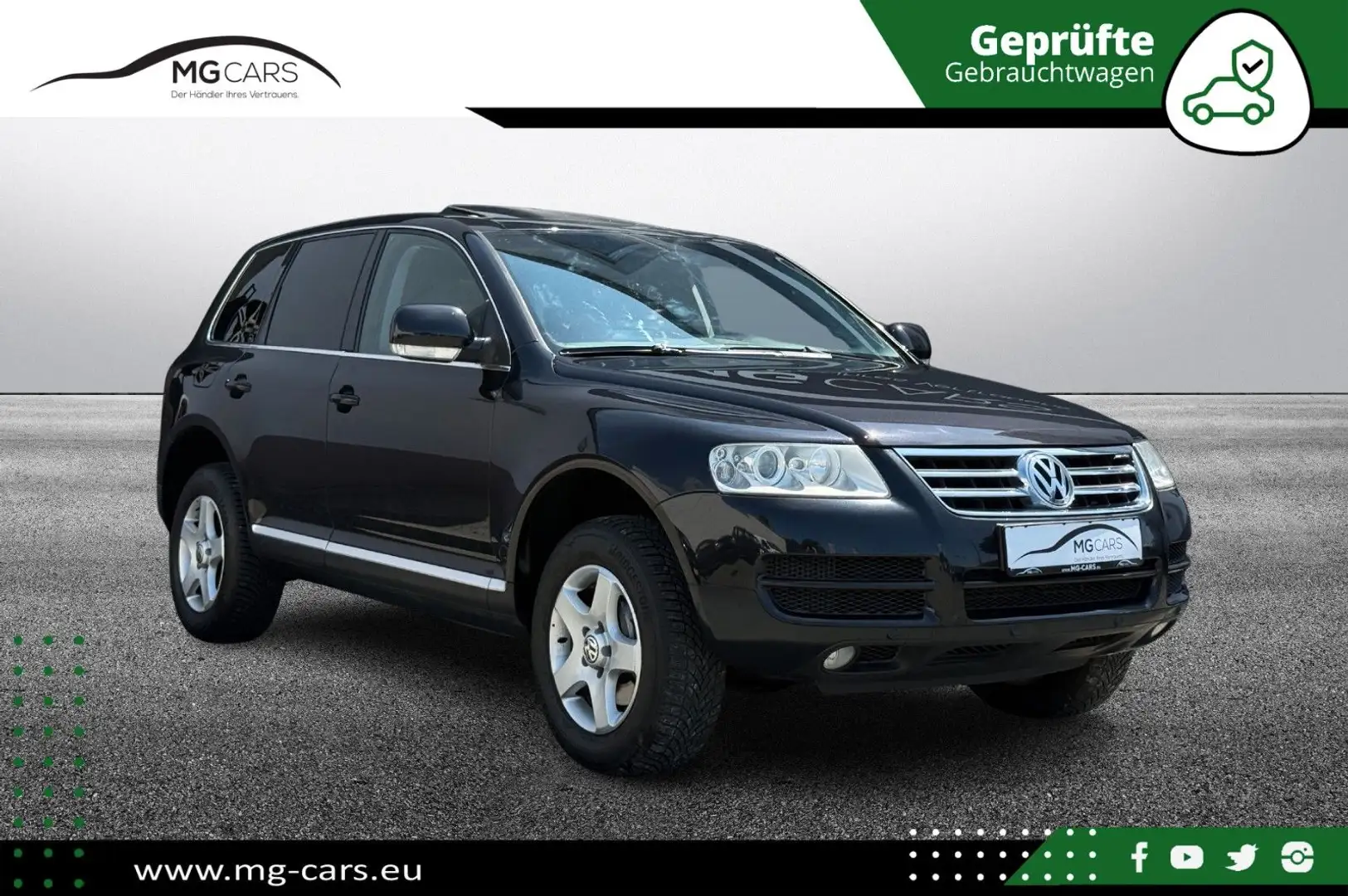 Volkswagen Touareg V6 TDI~Allrad~Anhängerkupplung~Navi~SHZ Zwart - 1